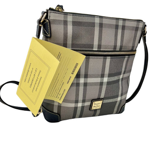 Dooney & Bourke Crossbody Graham Gray Plaid